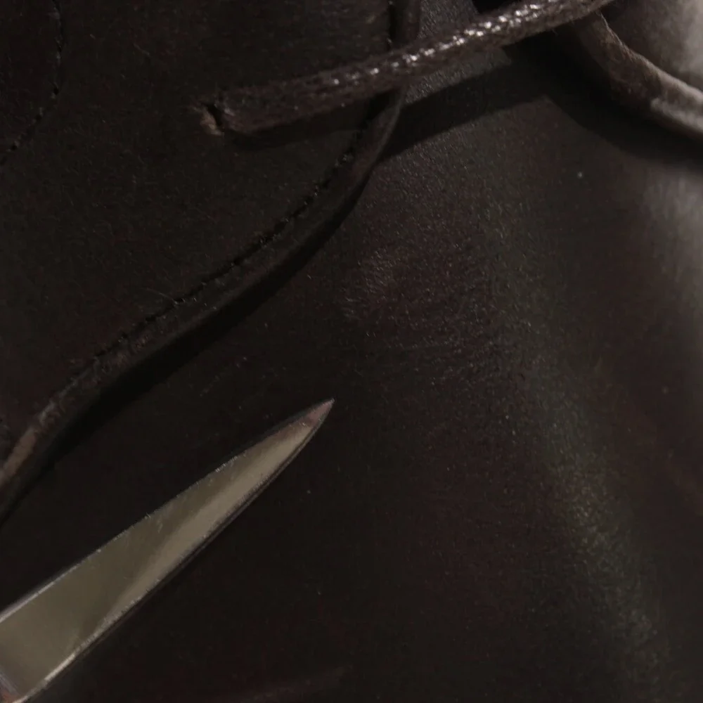 Di Bianco NWD Derby Dress Shoes Size 10 US in Dark Brown Leather Made in Italy
